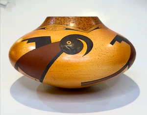 A Hopi Polychrome Pot by Stetson Setalla - Picture 1 of 4