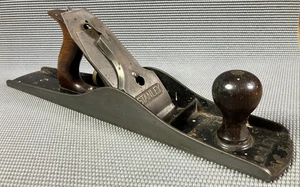 Avión de Trabajo de Madera Vintage Stanley Bailey Nº 6 18" Hecho en EE. UU. Fondo Liso - Imagen 1 de 14