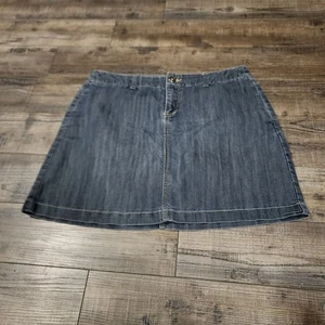 Baccini denim skort size 12 2256 - Picture 1 of 8