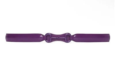 Nuevo con etiquetas Gucci Azalea Horsebit cinturón fino de cuero púrpura - talla 95-38 Foto 1 de 4