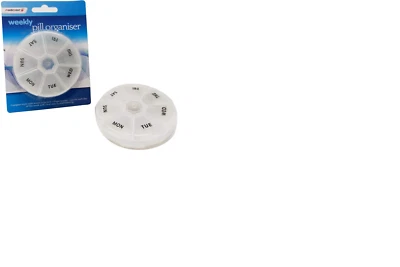 Masterplast 7 Tage Medikamente & Vitamin Aufbewahrung Organizer, transparent