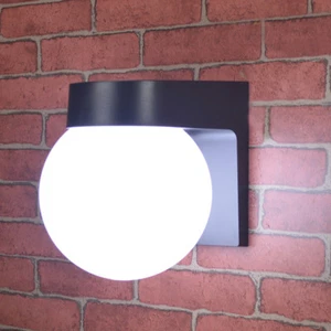 Lámpara de Pared Exterior Lámpara LED E27 Bombilla Luz Impermeable PMMA Jardín Patio - Imagen 1 de 14