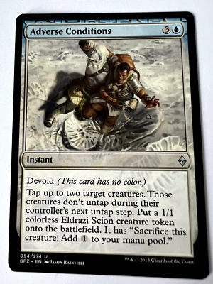 MTG MagicThe Gathering Battle for Zendikar Adverse Conditions  Uncommon LP - Image 1 of 2