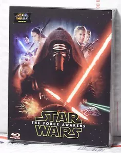 NEW STAR WARS FORCE AWAKENS BLU-RAY FULL SLIP A STEELBOOK! NOVA LOW NUMBER # 27! - Picture 1 of 1