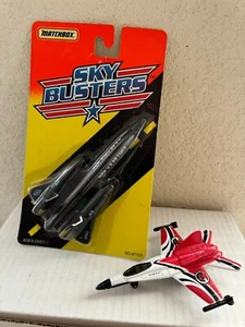 Matchbox Lot 2x Sky Busters SR-71 Blackbird USAF w/ Loose Attack Jet E94 - Picture 1 of 1