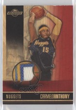 2008-09 Topps Hardwood Hardwood Relics Redwood Wood /25 Carmelo Anthony #HR-CA