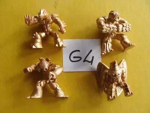 GORMITI - Serie ORO GOLD Cartoon - CAVAREX,FALCOSILENTE,SCHIENACCIAIO,MIMETICUS - Foto 1 di 2