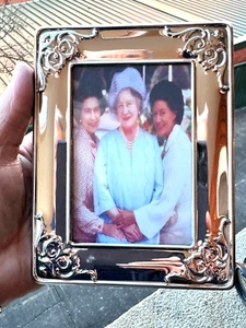 Large Vintage - Antique Style - Silver Plated Photo Frame - Picture 1 of 24