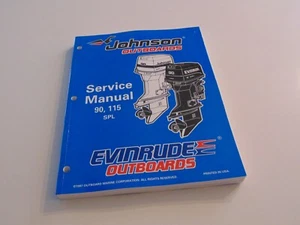 1998 Evinrude Johnson Outboard 90 115 HP SPL Service Repair Shop Manual - Picture 1 of 4