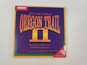 Vintage 1995 Software Sampler Disc Oregon Trail 2 New sealed Mecc - Afbeelding 1 van 6