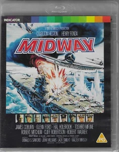 Midway Blu Ray (Standard Edition) Charlton Heston Region B Inc Reg Post - Picture 1 of 3