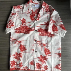 Hawaiian Alohawears Button Up Shirt Size Youth 8 Made In Hawaii - Picture 1 of 16