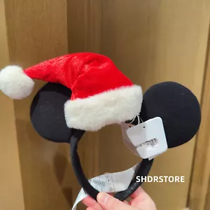 Disney 2022 Navidad Santa Mickey Mouse diadema Shanghai Disneyland - Imagen 1 de 2
