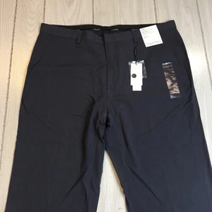 Calvin Klein Men's Straight Fit Stretch Gray Dress Pants 36/32 NWT - Picture 1 of 11
