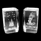 Passe-papiers en verre d'art Disney 3D château gravé au laser Orlando Mickey Floride LIRE