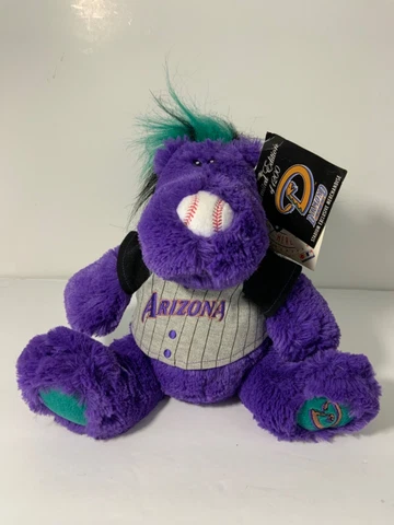 Vintage LIMITED EDITION ARIZONA DIAMONDBACKS MLB Plush Hippie Bear Cover