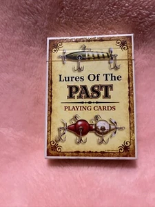 Lures Of The Past Playing Cards Fishing Antique Lures New Stocking Stuffer Gift - Picture 1 of 4