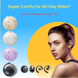 Wireless Bluetooth 5.4 Kopfhörer - OWS Open Ear Hanging Headset! - Bild 1 von 36