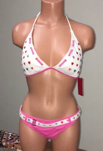 Gossip Hearts Triangle Bikini NWT Large Lined, Cute Fit - Picture 1 of 12