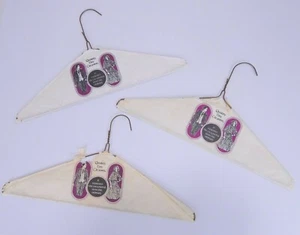 Vintage Dry Cleaning Advertising Wire Coat Hanger "Quality Dry Cleaning" Set 3 - Picture 1 of 5