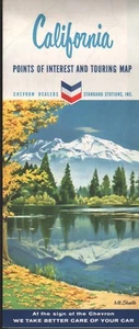 Chevron 1963 hoja de ruta: California nuevo de lote antiguo - Imagen 1 de 1