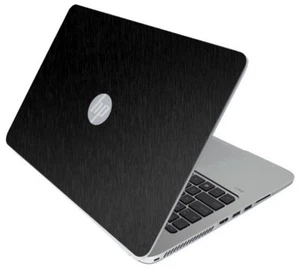 BLACK BRUSHED TEXTURED Vinyl Lid Skin Cover fits HP Elitebook 850 G3 Laptop - Picture 1 of 1