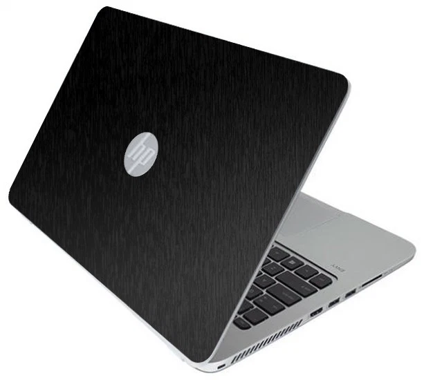 BLACK BRUSHED TEXTURED Vinyl Lid Skin Cover fits HP Elitebook 850 G3 Laptop - Image 1 of 1