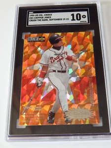 1996 UD Collectors Choice CG1 Chipper Jones-SGC 10 - Picture 1 of 2