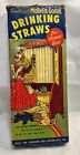 Vintage Sweetheart Brand Mother Goose Drinking Straws Box Made in Baltimore Md