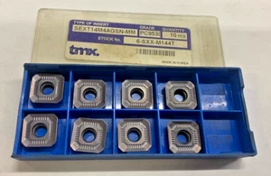 (8 PCS) TOOLMEX SEXT 14M4AGSN-MM GRADE: PC9530 CARBIDE INSERTS - Picture 1 of 1