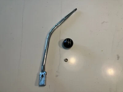 1969 HURST 5974 Mopar B Body Dodge Plymouth Shifter 4 Speed Handle Chrome Lever - Image 1 of 4