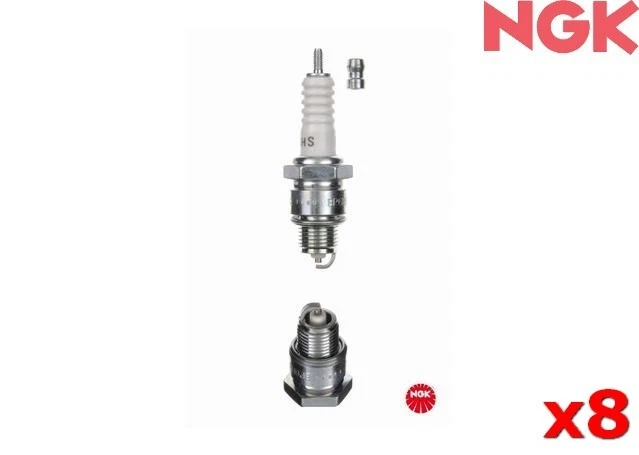 NGK Spark Plug FOR Volvo 140 1971-1972 2.0 (142,144)  BP6HS x8 Foto 1 de 1