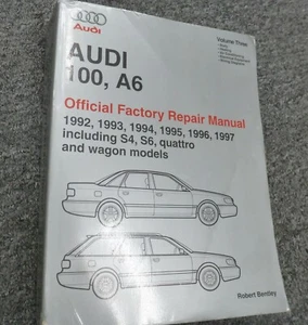1992-1994 Audi 100 A6 Quattro Sedan Wagon Electrical Wiring Diagrams Manual 1993 - Foto 1 di 1