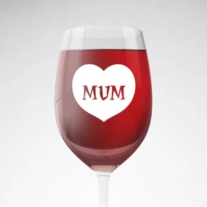 6x Happy Mother's Day Stickers Decals For Party Decoration, Wine Glass, DIY Gift - Imagen 1 de 2