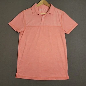Buckle BKE Polo Shirt Mens Small Coral Heather Performance Fabric Stretch *Read - Picture 1 of 14