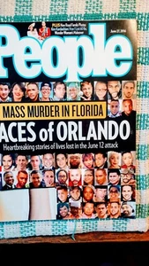 PEOPLE MAGAZINE June 27, 2016 MASS MURDER IN ORLANDO FLORIDA Kim Kardashian - Picture 1 of 24