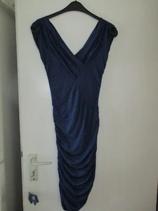 Blaues Kleid Gr. 36 eng anliegend - Bild 1 von 2