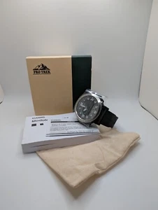 Orologio da polso uomo Casio Pro Trek PRG-601-1 nero argento analogico e digitale - Foto 1 di 12