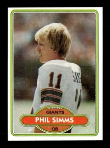 1980 Topps #225 Phil Simms (RC) NM Football Card - Picture 1 of 2