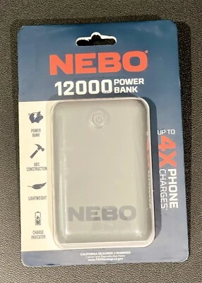 Nebo 12000 mAh Power Bank/Charger On The Go - Image 1 of 2