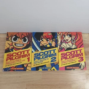 Scott Pilgrim Color Edition HC Vol 1 2 3 1ª Edición 1ª / 2ª Impresión - Imagen 1 de 8