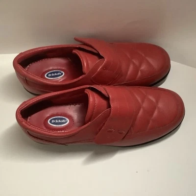 Dr Scholls Red Slip On Shoes NWOT SIZE 6W - Image 1 of 3