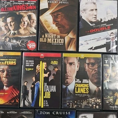 DVD Movie Lot Of 10 Political, Suspense & Action Thrillers  - Image 1 of 4