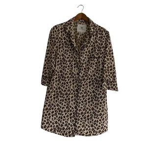 Printfresh Bagheera Leopardenmuster Schlafshirt Gr. S braun Nachthemd schick Pyjama Oberteil - Bild 1 von 12