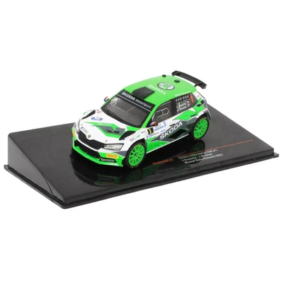 SKODA FABIA RALLY 2 E N.1 RALLY BOHEMIA 2021 KOPECKY-HLOUSEK 1:43 Ixo Model Auto - Immagine 1 di 3
