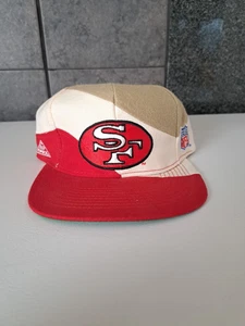 RARE Vintage San Francisco 49ers Color Split Snapback Hat Cap Pro Line Apex - Picture 1 of 5