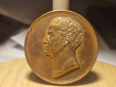 Preußen - Friedrich Wilhelm III. - Bronzemedaille 1840 (Brandt) - auf seinen Tod - Bild 1 von 4