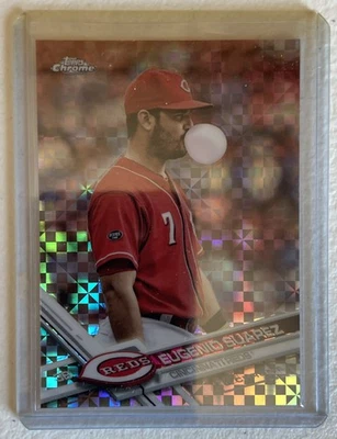 2017 Topps Chrome X-Fractors #183 Eugenio Suarez - Image 1 of 2