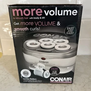 Conair Instant Heat Travel 1.5-Inch Hot Rollers, White, 5 Count NIB Pageant TS7X - Picture 1 of 9