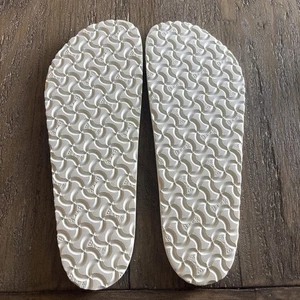 BIRKENSTOCK Repair Replacement Re-sole Pair For Sandals White # 3000456 Size 46 - Picture 1 of 13